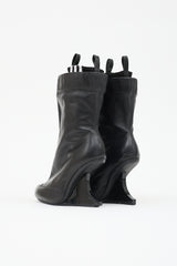 Y-3 FW 2008 Leather Ankle Boot