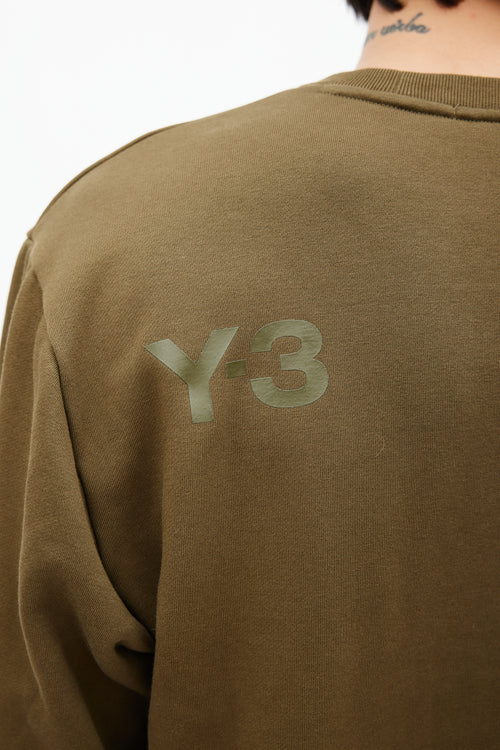 Y-3 Green Fishtail Sweatshirt