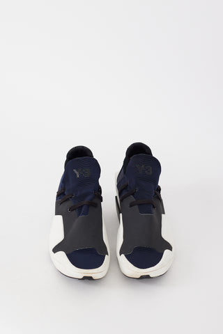 Y-3 X Adidas Navy & Black Mira Platform Sneaker