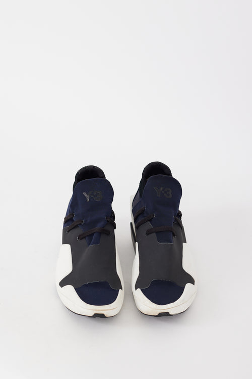 Y-3 X Adidas Navy & Black Mira Platform Sneaker