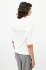 Y-Project White Longsleeve Shortsleeve Polo Top