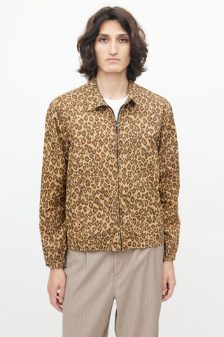 YMC Brown Cotton Patterned Jacket