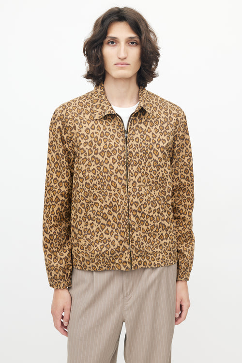 YMC Brown Cotton Patterned Jacket
