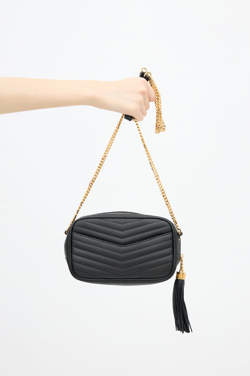 Saint Laurent Leather Mini Lou Bag