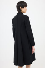 Saint Laurent 2008 Wool Brogue Coat Dress