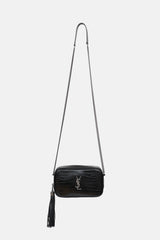 Saint Laurent Embossed Mini Lou Camera Bag