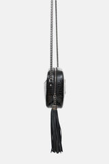 Saint Laurent Embossed Mini Lou Camera Bag