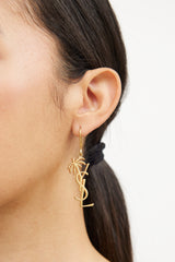 Saint Laurent YSL Palm Tree Earrings