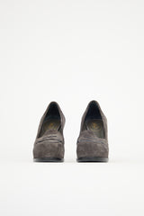 Saint Laurent Suede Loafer Pump