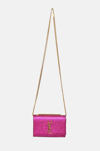Saint Laurent Glitter Mini Kate Bag