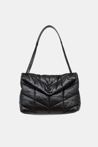Saint Laurent Leather Medium Puffer Bag