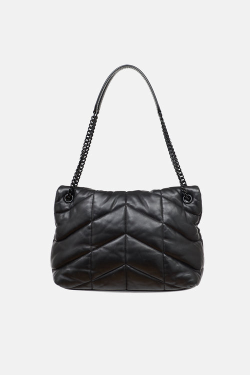 Saint Laurent Leather Medium Puffer Bag