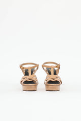 Saint Laurent Patent Tribute Sandal