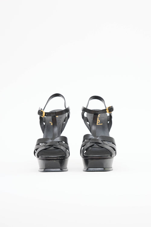 Saint LaurentLeather Tribute Sandal