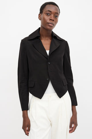 Y's Pointed Hem Blazer