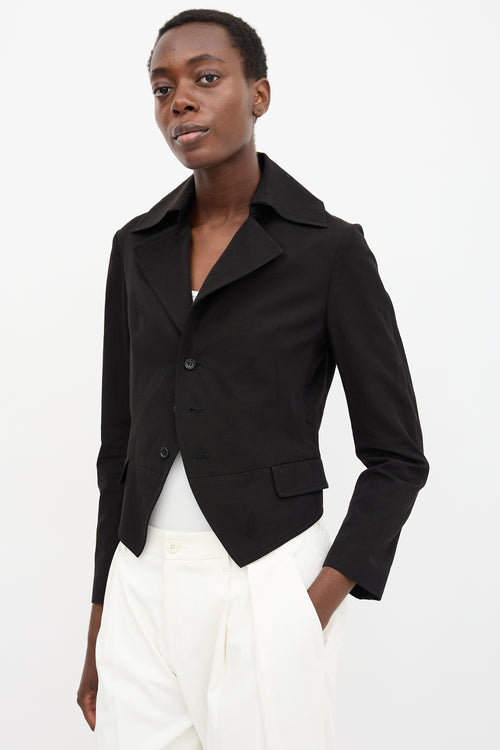 Y's Pointed Hem Blazer