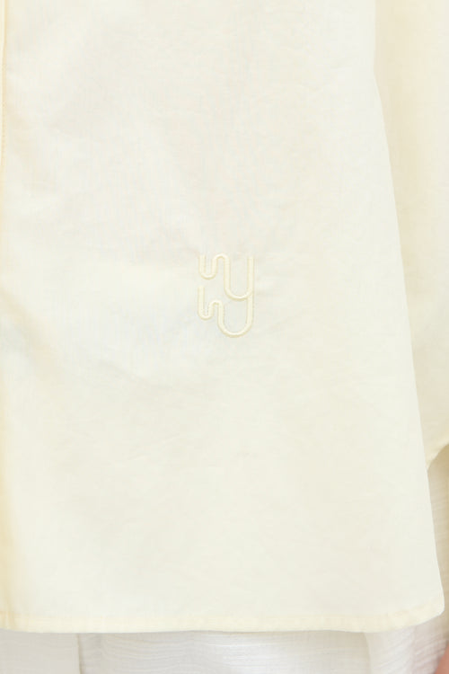 Yaitte Poplin Concealed Button Shirt