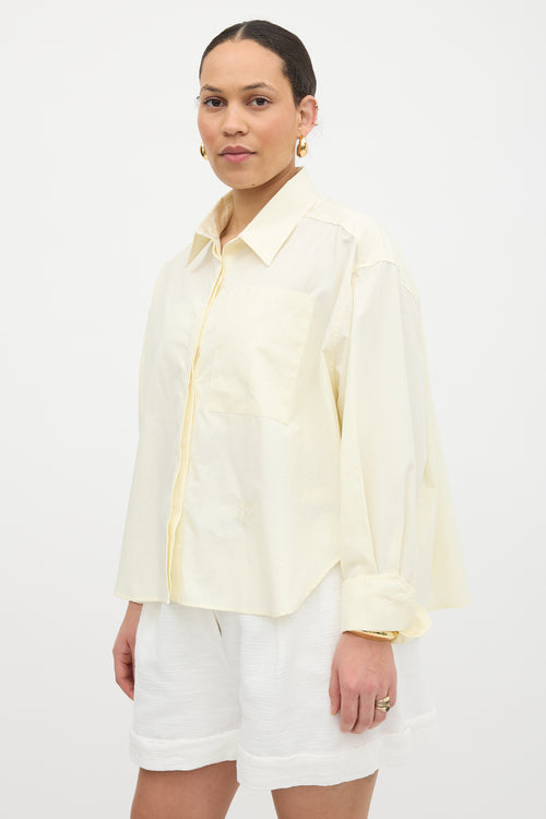 Yaitte Poplin Concealed Button Shirt