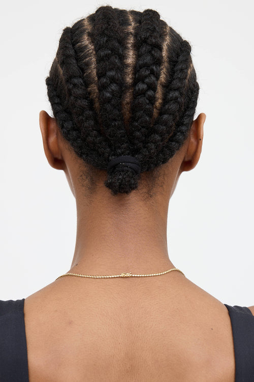 Fine Jewelry 14K Yellow Gold Graduated Diamond Riviera Necklace