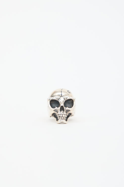 Yohji Yamamoto 950 Silver Alien Skull Ring