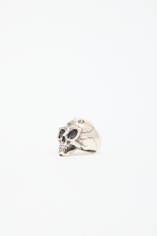 Yohji Yamamoto 950 Silver Alien Skull Ring