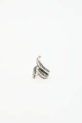 Yohji Yamamoto 950 Silver Feather Ring