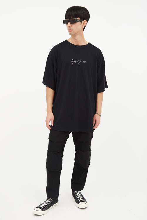 Yohji Yamamoto x New Era Black Logo T-Shirt