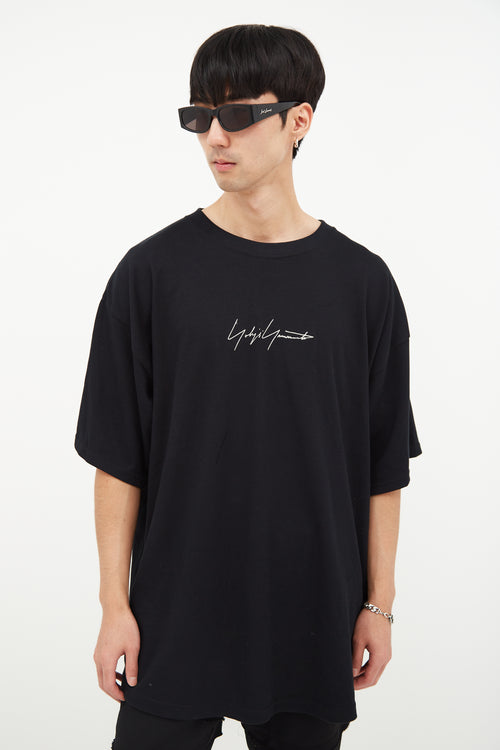 Yohji Yamamoto x New Era Black Logo T-Shirt