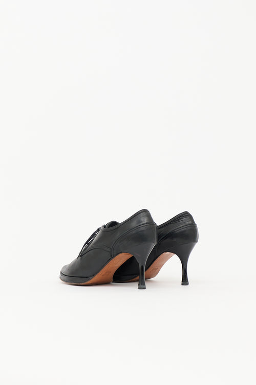 Yohji Yamamoto Leather Oxford Heel