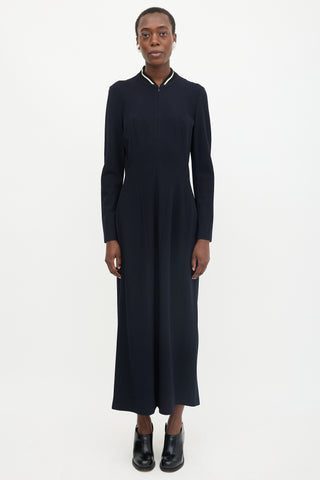 Yohji Yamamoto FW 2001 Wool Zip Front Dress