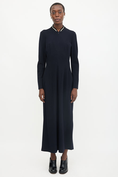 Yohji Yamamoto FW 2001 Wool Zip Front Dress