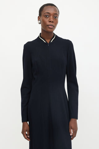 Yohji Yamamoto FW 2001 Wool Zip Front Dress