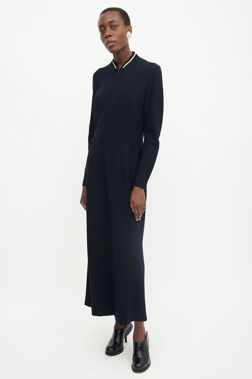 Yohji Yamamoto FW 2001 Wool Zip Front Dress