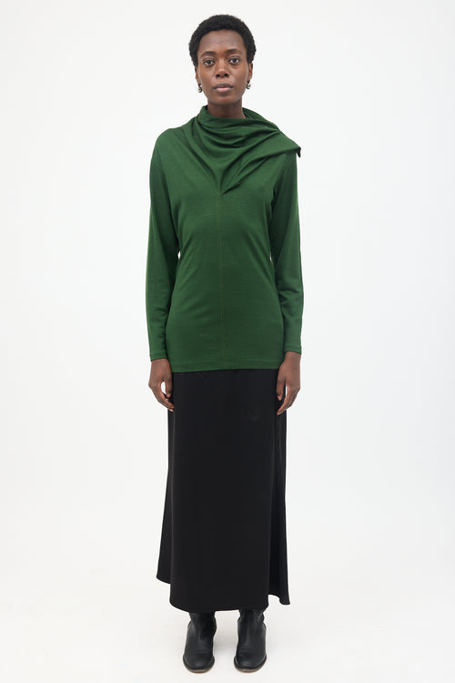 Yohji Yamamoto Gothic Cowl Neck Top