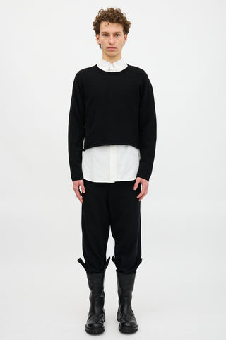 Yohji Yamamoto Rolled Hem Sweater