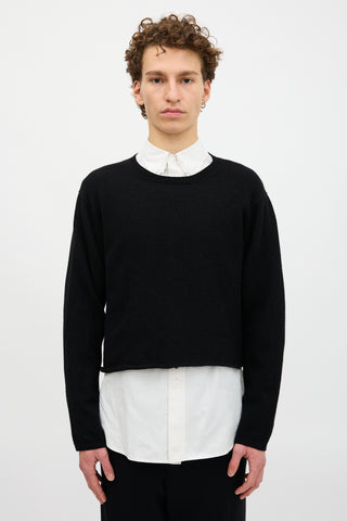 Yohji Yamamoto Rolled Hem Sweater