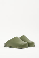 Yume Yume Green Leather Truck Mule