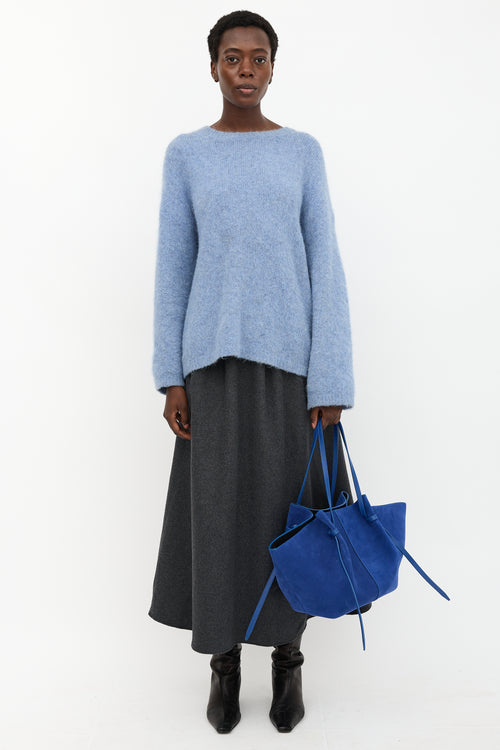 Yuzefi Suede Large Mochi Tote Bag