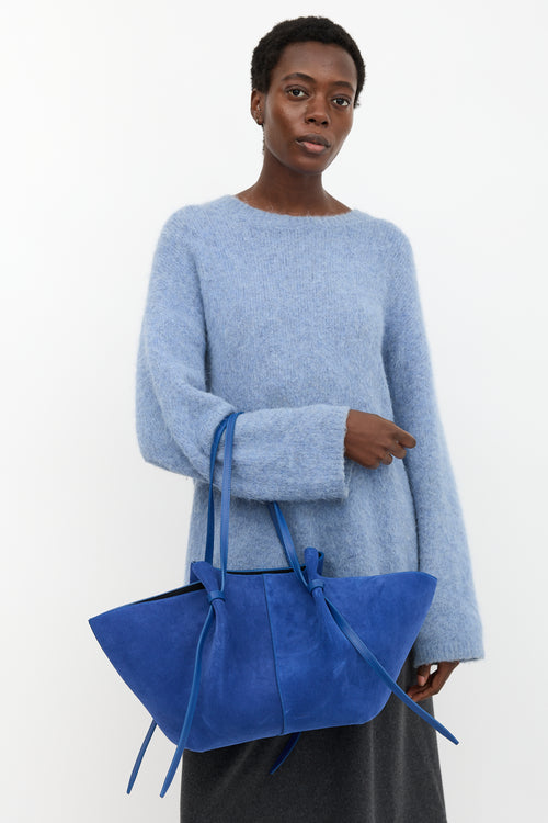 Yuzefi Suede Large Mochi Tote Bag