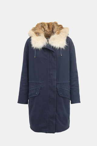 Yves Salomon Army Fur Lined Parka