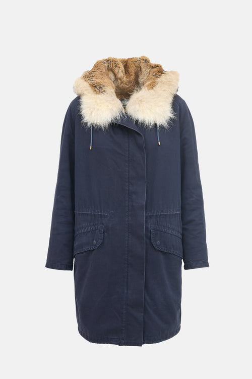 Yves Salomon Army Fur Lined Parka