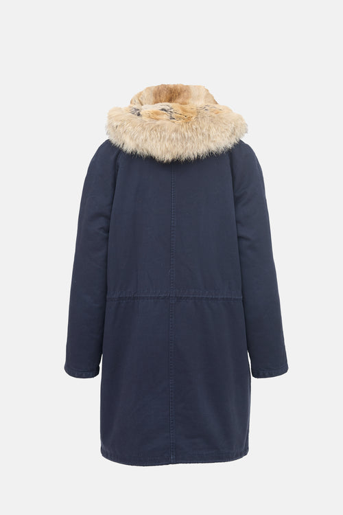 Yves Salomon Army Fur Lined Parka
