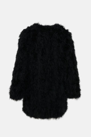 Yves Salomon Long Feather Jacket