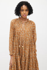 Yvonne S Brown & Multicolour Floral Dress