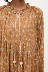 Yvonne S Brown & Multicolour Floral Dress