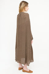 Yvonne S Geometric Long Dress