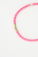 Yvonne Leon 9K Enamelled Gold & Diamond Bangle