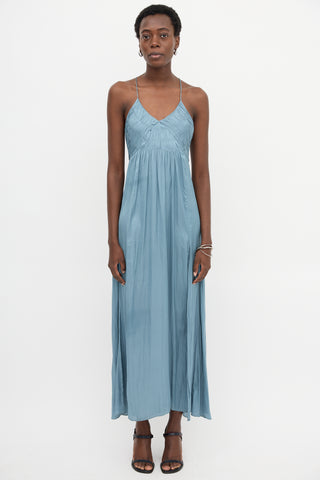 Zadig & Voltaire Satin Rayonne Smocked Dress