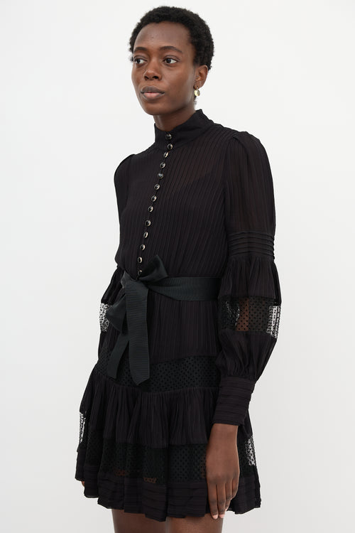 Zimmermann Spliced Mesh Dress