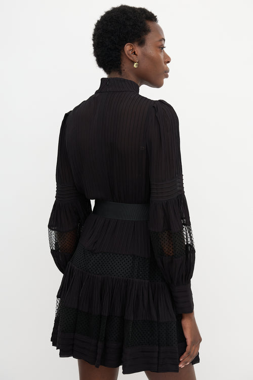 Zimmermann Spliced Mesh Dress